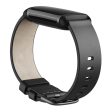 Fitbit Charge 5 & 6 Premium Leather Bands, Black Cheap