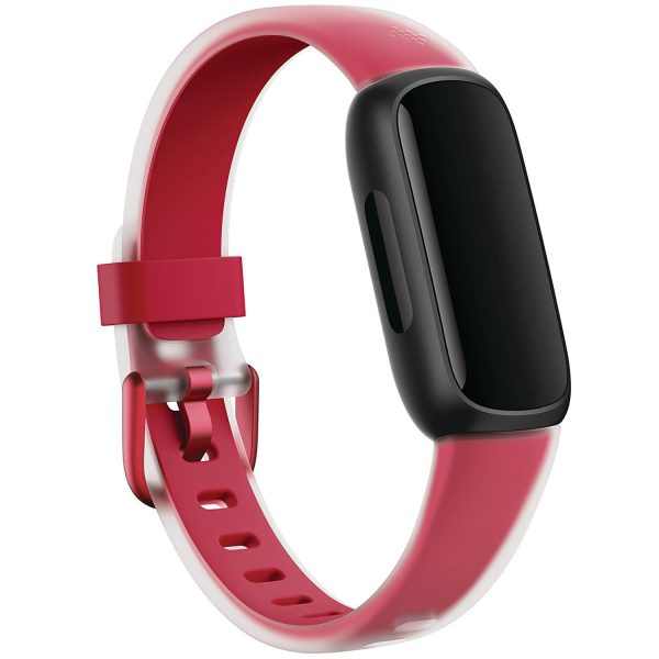 Fitbit Inspire 3 Translucent Band, Chili Pepper, Small Sale