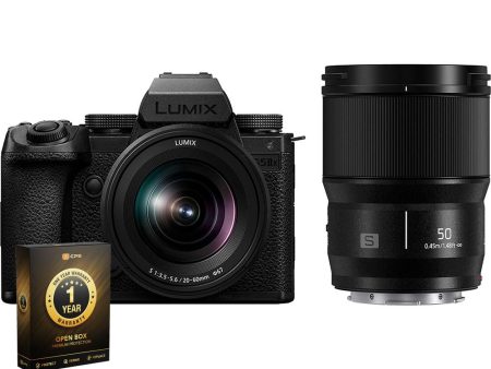 Panasonic Lumix S5IIX Mirrorless Camera with Lenses Open Box + 1 Year Warranty For Sale