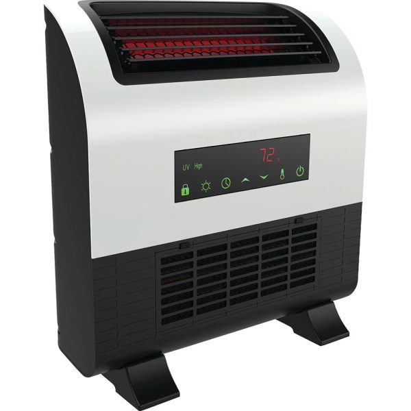 LifeSmart Slimline Infrared Wall-Mountable Heater with UV Light - Open Box Supply