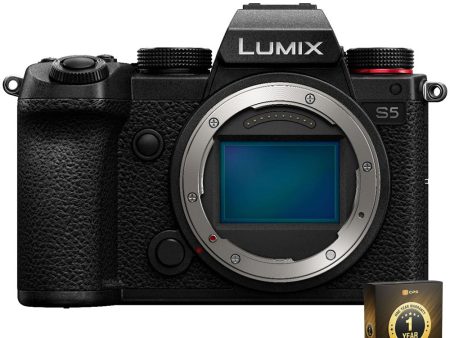 Panasonic Lumix S5 24.2MP 4K Full Frame L-Mount Camera Body OPEN BOX +1 Year Warranty Pack For Cheap