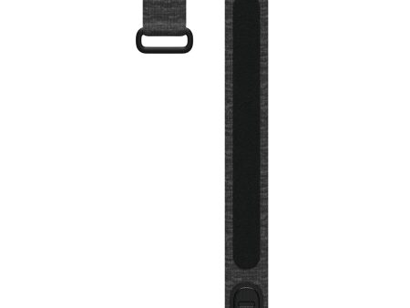 Fitbit  Charge 5 & 6 Hook and Loop Accessory Band, Charcoal, Large Sale