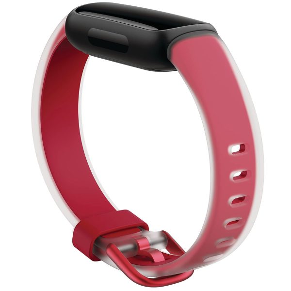 Fitbit Inspire 3,Translucent Band,Chili Pepper,Large Discount