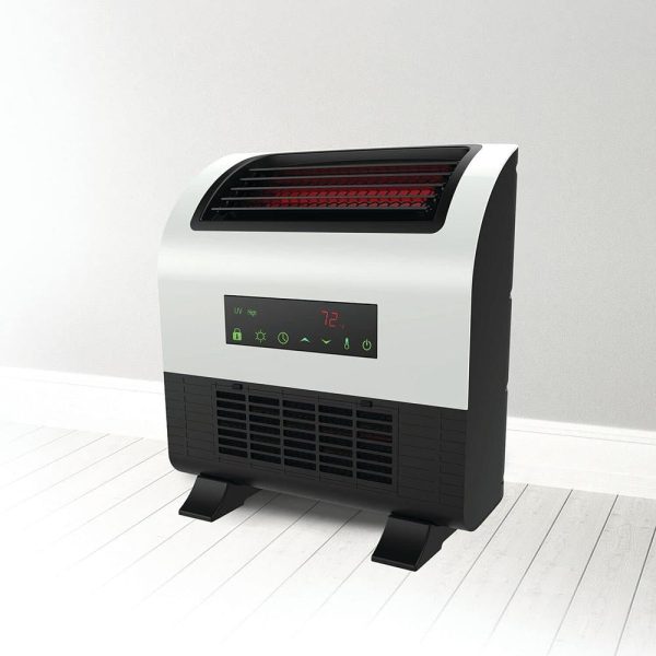 LifeSmart Slimline Infrared Wall-Mountable Heater with UV Light - Open Box Supply