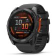 Garmin Fenix 8 51mm AMOLED Sapphire, Carbon Gray DLC Titanium w  Black Pebble Gray Band Cheap