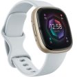 Fitbit Sense 2 Advanced Health & Fitness Smartwatch, Blue Mist   Soft Gold Aluminum Online now