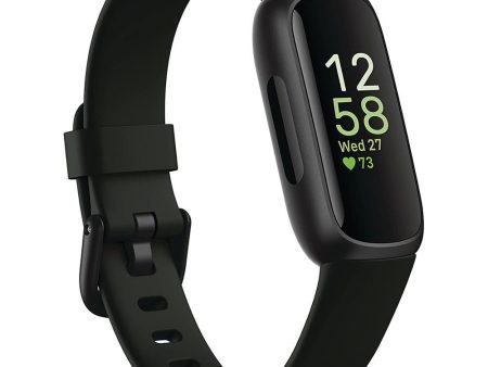 Fitbit Inspire 3 Health and Fitness Tracker, Midnight Zen   Black For Sale