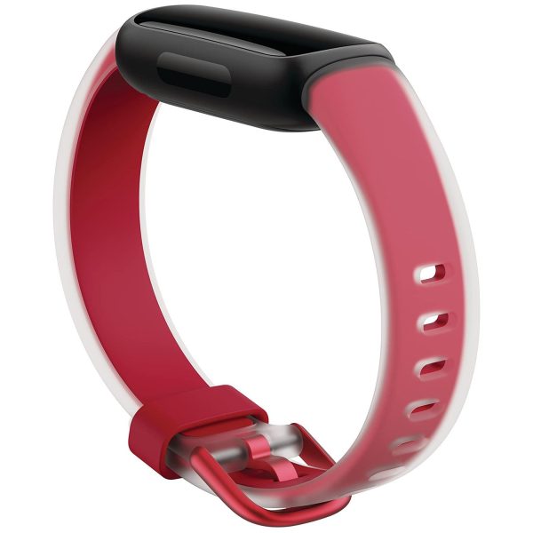 Fitbit Inspire 3 Translucent Band, Chili Pepper, Small Sale