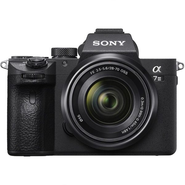 Sony a7III Full Frame Mirrorless Lens Camera w  28-70mm Open Box+1 Year Warranty For Cheap