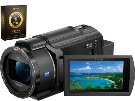 Sony 4K Handycam Camcorder with Exmor R CMOS Sensor Open Box + 1 Year Warranty Hot on Sale