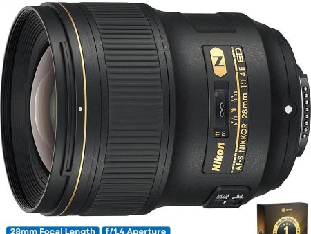 Nikon AF-S NIKKOR 28mm f 1.4E ED Lens (OPEN BOX) with CPS 1 Year Warranty Online now