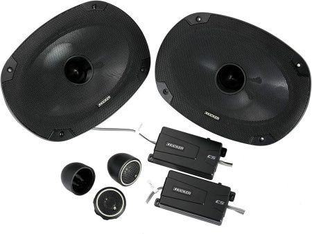 Kicker CS-Series CSS694 6x9-Inch Component System w .75-inch tweeters, 4-Ohm (Pair) Supply