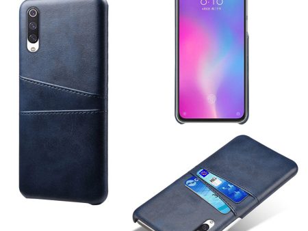 KSQ Double Card Slots PU Leather Coated PC Case Xiaomi Mi CC9   Mi CC9 Meitu Edition  Mi 9 Lite Online now