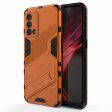 PC + TPU Shockproof Hybrid Case Phone Cover with Foldable Kickstand for Oppo K9 Supply