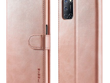 LC.IMEEKE Wallet Stand Leather Phone Casing Shell for Oppo A55 5G A54 4G Online Sale