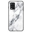 Well-Protected Marbling Pattern Design Anti-Scratch Tempered Glass Cell Phone Cover for Oppo A54 4G Supply