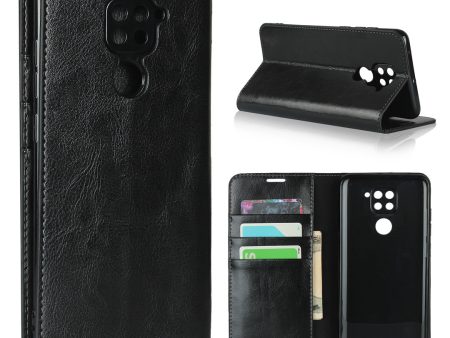 Crazy Horse Surface Special Genuine Leather Shell for Xiaomi Redmi Note 9 Redmi 10X 4G Online now