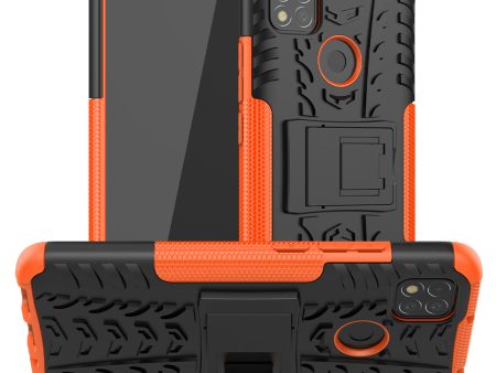 Cool Tyre PC + TPU 2 in 1 Kickstand Protection Phone Shell for Xiaomi Redmi 9C 9C NFC Redmi 9 (India) Redmi 10A Xiaomi Poco C3 Online Sale