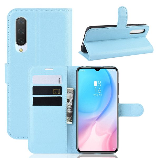 Litchi Skin Leather Wallet Case for Xiaomi Mi CC9   Mi CC9 Meitu Edition  Mi 9 Lite For Discount