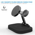 T2 4-in-1 15W Magnetic Wireless Charger Desktop Wireless Charging Stand Dock for iPhone 12 Series iWatch AirPods Apple Pencil Sale