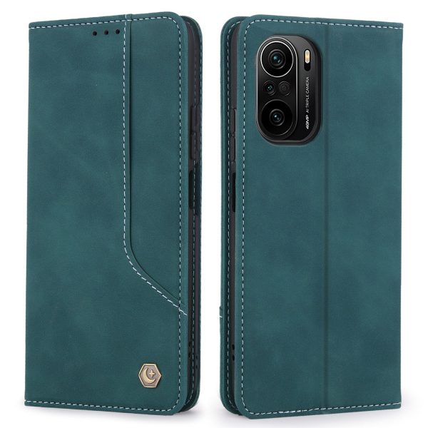 POLA 008 Series Retro Leather Case Foldable Stand Wallet Magnetic Auto-absorbed Flip Phone Case Shell for Xiaomi Mi 11i Poco F3 Redmi K40 K40 Pro K40 Pro+ Hot on Sale