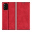 Skin-touch Leather Protective Cover Auto-Absorbed Case with Wallet Stand for Oppo F19 A74 4G Discount