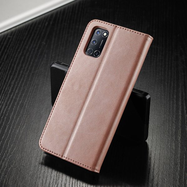 LC.IMEEKE Wallet Stand Leather Phone Casing Shell for Oppo A55 5G A54 4G Online Sale