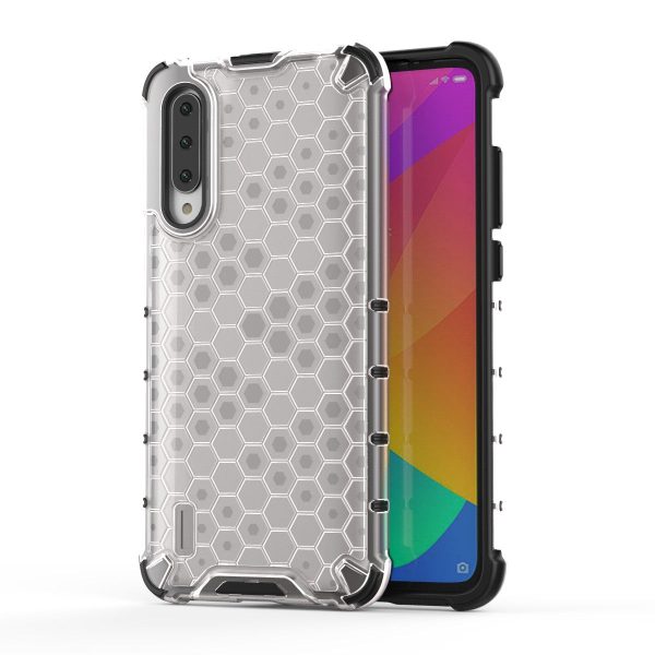 Honeycomb Pattern Shock-proof TPU + PC Hybrid Shell for Xiaomi Mi CC9   Mi CC9 Meitu Edition  Mi 9 Lite Supply