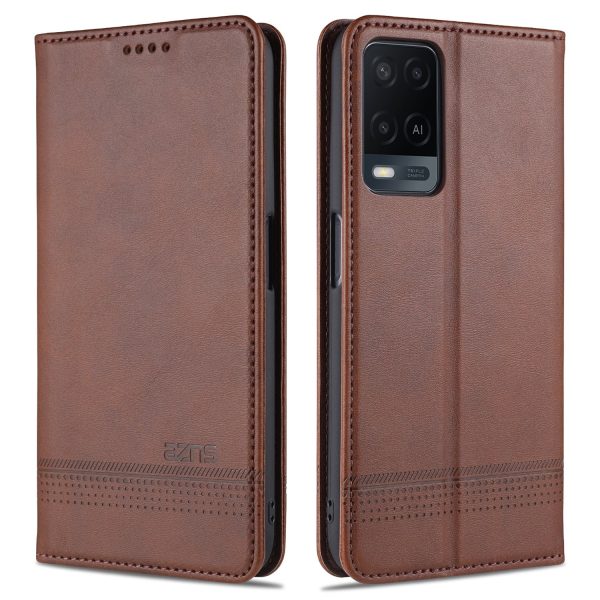 AZNS Auto-absorbed Leather Wallet Phone Case for Oppo A54 4G Cheap