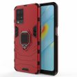 Kickstand Design Cool Guard PC + TPU Hybrid Phone Cover Case for Oppo A54 4G Sale