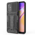 Kickstand Design Car Style Well-Protected PC + TPU Hybrid Cover Case for Oppo F19 Pro+ 5G Reno5 Z A94 5G Online