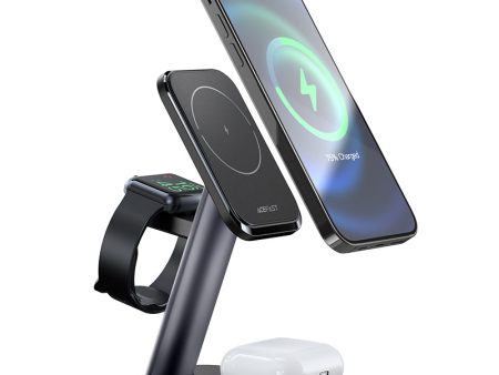 ACEFAST E3 3-in-1 Magnetic Wireless Charging Station Dock Stand Phone Earphone Watch Charger Bracket for iPhone 12 12 Pro 12 Pro Max 12 Mini Online Sale