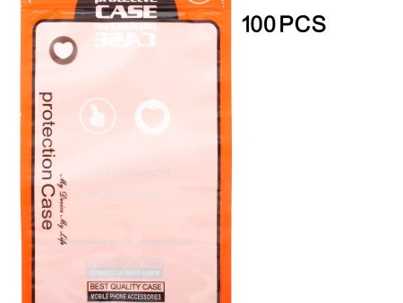 100Pcs Lot Zip Lock Plastic Retail Packaging Bag for iPhone X 8 8 Plus Cases, Inner Size: 17 x 10.5cm Hot on Sale