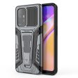 Kickstand Design Car Style Well-Protected PC + TPU Hybrid Cover Case for Oppo F19 Pro+ 5G Reno5 Z A94 5G Online