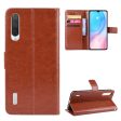 Crazy Horse Leather Wallet Case for Xiaomi Mi A3   Mi CC9e For Sale