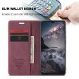 CASEME 013 Series Auto-absorbed Retro Business Leather Wallet Stand Phone Case for Xiaomi Mi 9 For Sale