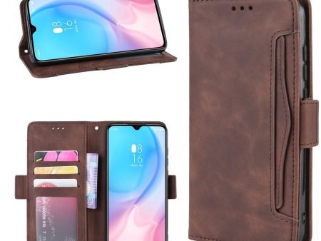 Leather Wallet Stand Cell Covering Case with Multiple Card Slots for Xiaomi Mi 9 Lite  Mi CC9  Mi CC9 Meitu Edition Online Sale