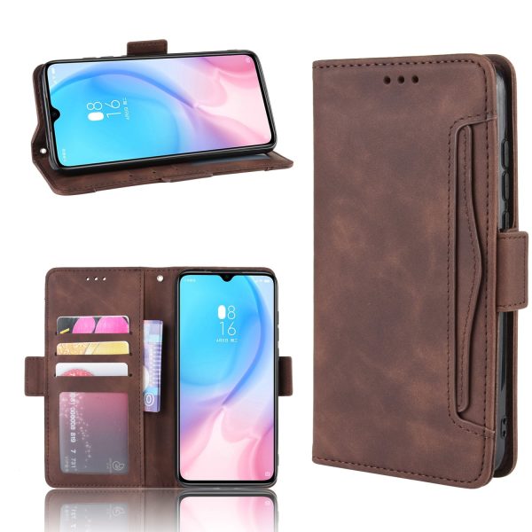 Leather Wallet Stand Cell Covering Case with Multiple Card Slots for Xiaomi Mi 9 Lite  Mi CC9  Mi CC9 Meitu Edition Online Sale