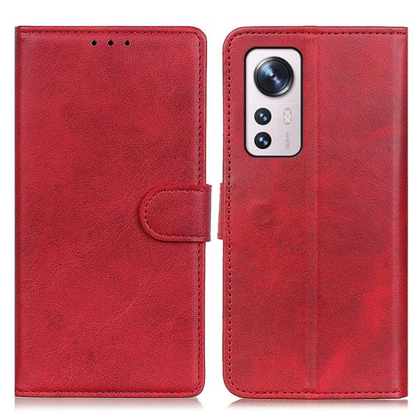 Fashionable Slim Mobile Phone Cover PU Leather Stand Phone Case Flip Wallet Protective Shell for Xiaomi 12 Pro 5G   12S Pro 5G  12 Pro (Dimensity) 5G Hot on Sale