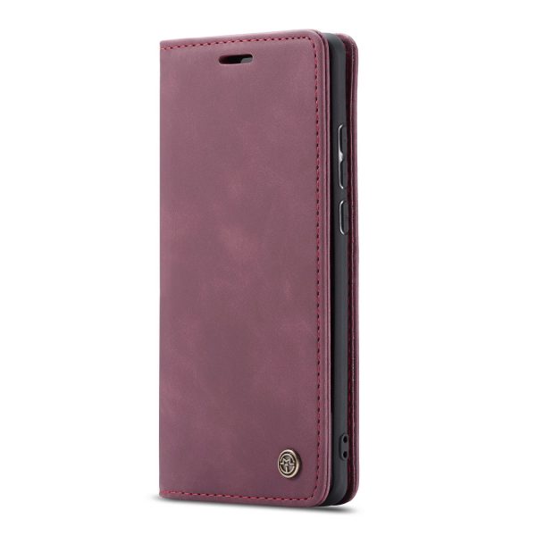 CASEME 013 Series Auto-absorbed Retro Business Leather Wallet Stand Phone Case for Xiaomi Mi 9 For Sale