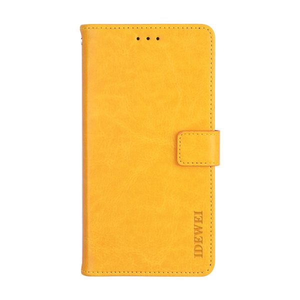 IDEWEI Crazy Horse Texture Wallet Stand Design Folio Flip Leather Mobile Casing for Oppo A94 5G Online now