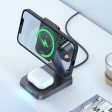 ACEFAST E3 3-in-1 Magnetic Wireless Charging Station Dock Stand Phone Earphone Watch Charger Bracket for iPhone 12 12 Pro 12 Pro Max 12 Mini Online Sale