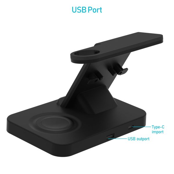 2-in-1 Fast Charging Smart Wireless Charger for Apple Samsung Smartphone Earphone Watch For Sale