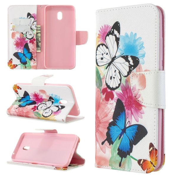 Pattern Printing Wallet Stand Leather Phone Cover for Xiaomi Redmi 8A Online Hot Sale