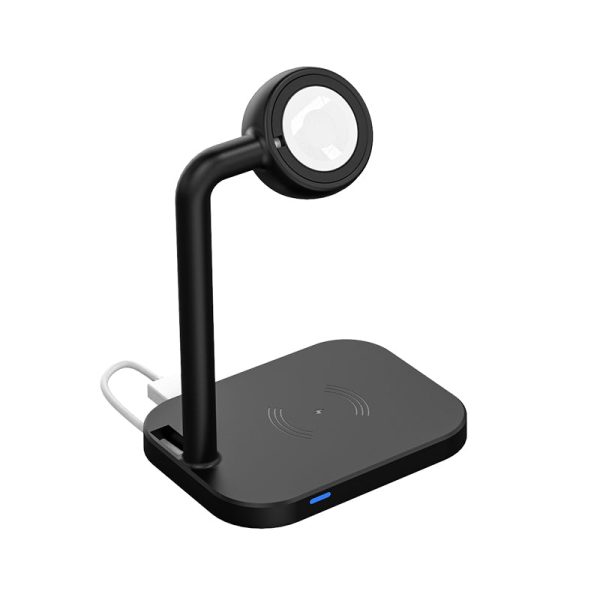 2 in 1 Magnetic Wireless Charger Desktop Wireless Fast Charging Base Stand Dock Station for Apple Watch iPhone on Sale