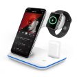 Z5 Upgraded 3-in-1 15W Wireless Charger Qi Fast Charging Stand Dock for iPhone Android iWatch AirPods Sale