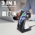 B12 Wireless Charger Stand 3 in 1 Fast Charging Station for iPhone 12 Pro Samsung Apple Watch Cheap