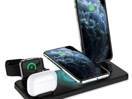 15W Multi-function 6 in 1 Fast Charging Wireless Charger For Cheap