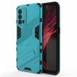 PC + TPU Shockproof Hybrid Case Phone Cover with Foldable Kickstand for Oppo K9 Supply