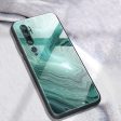 Marble Texture Tempered Glass Back + TPU Combo Shell for Xiaomi Mi Note 10 Online now